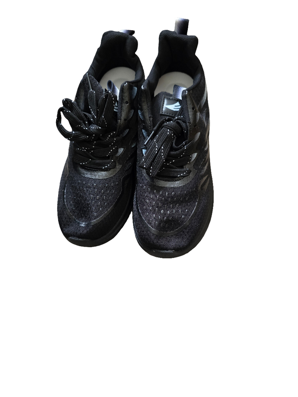 Black Lace-Up Women's Shoes